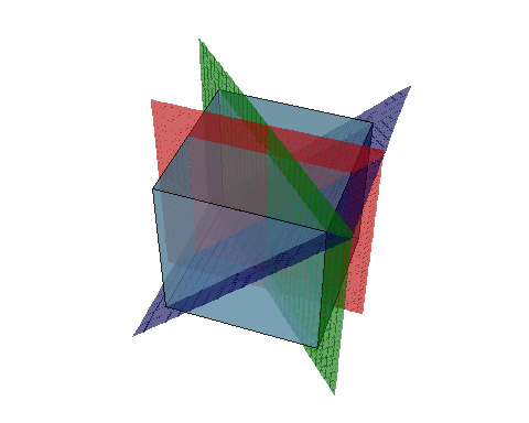 Tetrahedron with three generating reflections